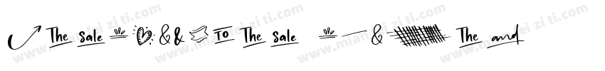 Consumption symbol字体转换